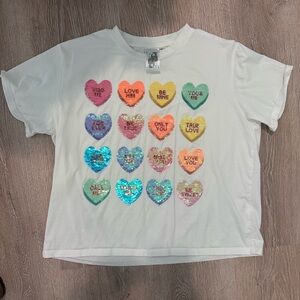Queen of Sparkles - QOS - Valentine Tee